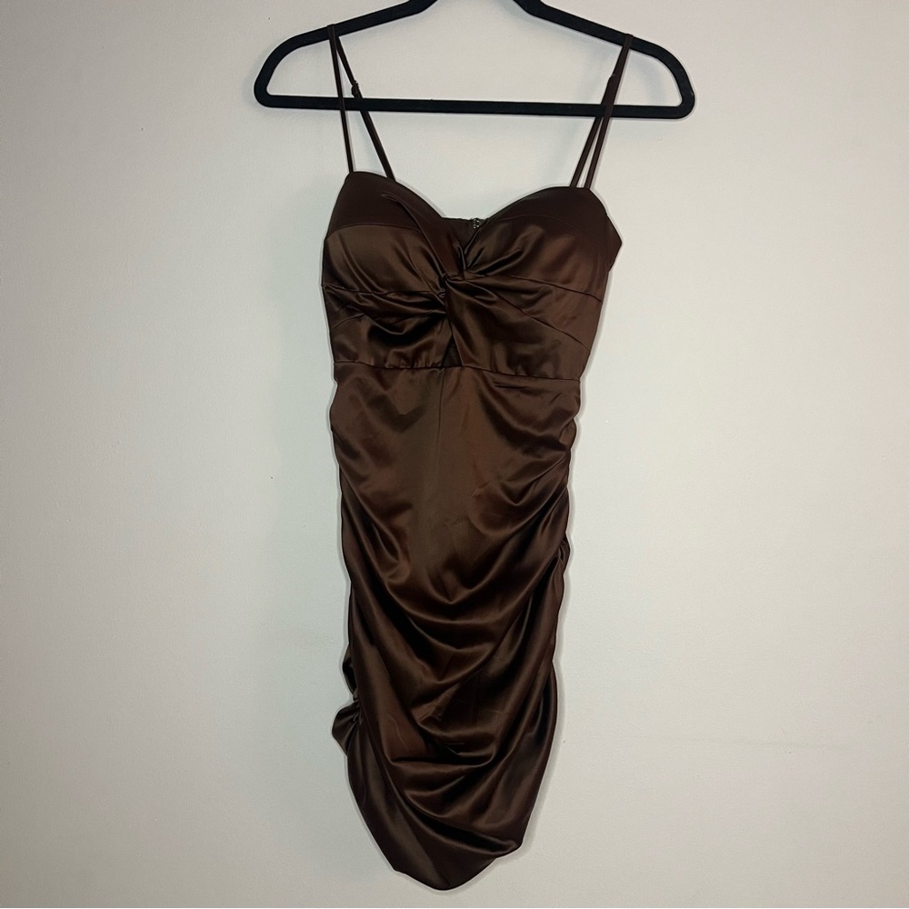 Windsor brown mini dress
